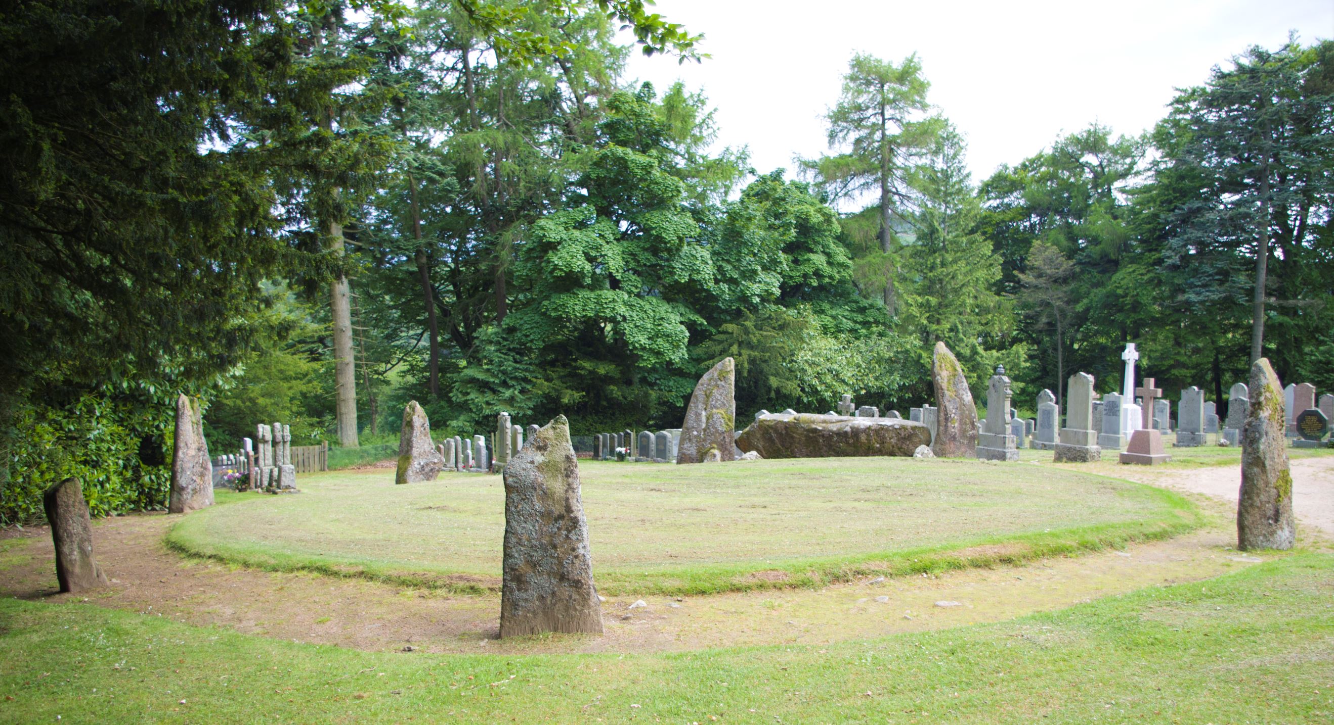 The prehistoric recumbent stone circle at Midmar kirk