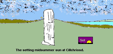 Cillchriosd standing stone - drawing
