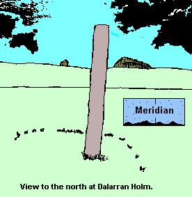 Dalarran Holm standing stone - drawing N